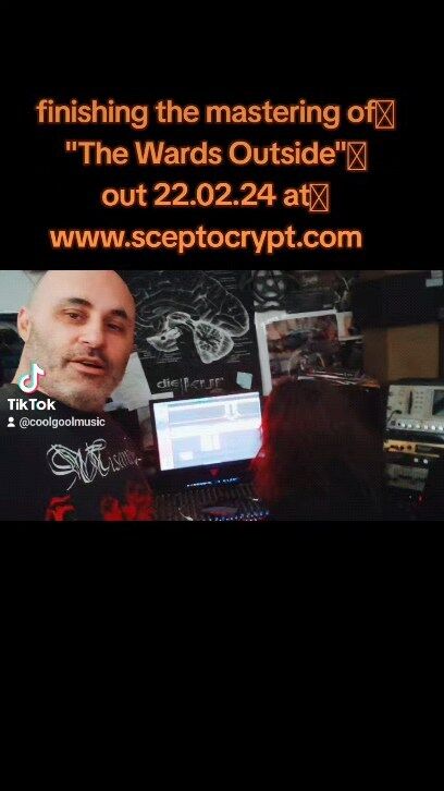 Due tomorrow 22nd Feb!

My band #sceptocrypt's release "The Wards Outside" due 22 Feb 2024 at www.sceptocrypt

Mixed & sound designed by @dipankar.roy.dip 
Mastered by @ayskura

#viral #viralvideo #viraltiktok ##viraltok #heavymetal  #extrememusic #deathblackmetal #smallartist 
#extrememusic #blackmetal #extrememetal #antoninartaud