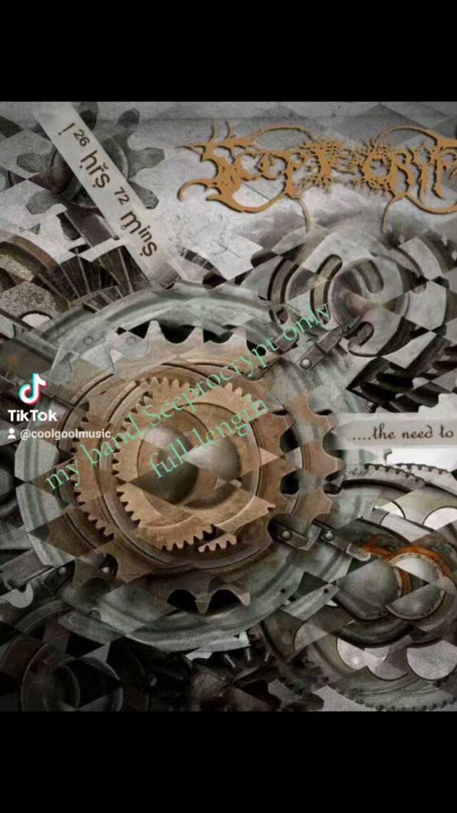 A blast from my band @sceptocrypt 's past.

Recorded in 1999 but released in 2015, this is our only ever full studio album.

https://sceptocrypt.bandcamp.com/album/26hrs-72mins-the-need-to-differ-2015

If you want to let us know what you think of it, head to https://sceptocrypt.com/press (for magazines) or https://sceptocrypt.com/fans (from individuals).

Looking forward to your comments!
Thanks

#deathmetal #avantgarde #viral #london #extrememusic #extrememetal #blackmetal #deathblackmetal #smallartist #heavymetal