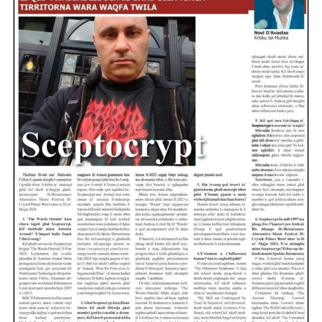 Read about songs for a future record, our comeback gig in 27yrs (at a festival), etc......
More interviews/reviews at www.sceptocrypt.com/press

#viral #viralinstagram #avantgardemetal #deathmetal #blackmetal